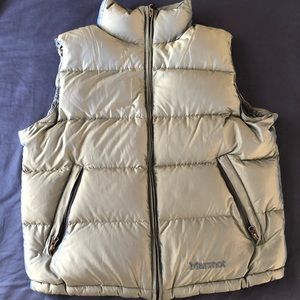 Marmot iridescent green vest